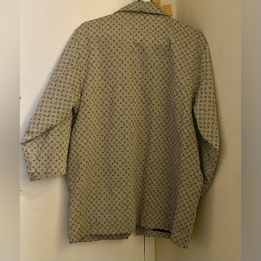 Louis Vuitton Monogram vintage Jacket in Black and Cream - Picture 3 of 13